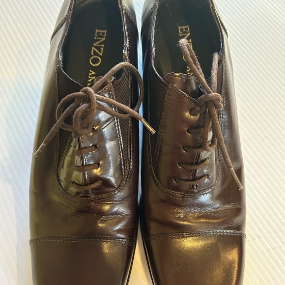 Y2K ENZO ANGIOLINI 90’s OXFORDS LACE UP, CHUNKY HEELS 8.5 - Picture 8 of 11